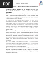 Atando Teoría y Práctica en La Labor Docente