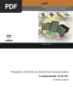 Fundamentals of AC/DC: Preparatory Electricity and Electronics Training System