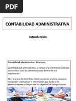 Contabilidad Administrativa Introducción y Tipos de Costos