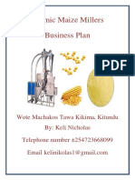 Atomic Maize Millers - Business Plan