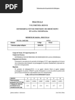 Reportre Analítica Práctica 6. Determinación de Peróxido de Hidrógeno