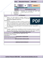 Enero - 6to Grado Educación Socioemocional (2020-2021)