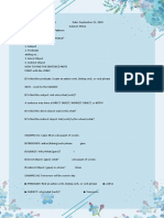 Basic Sentence Parts and Patterns