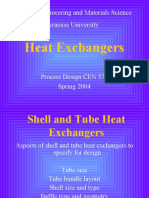 Heat Exchangers: Chemical Engineering and Materials Science Syracuse University