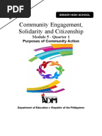 Community Engagement, Solidarity and Citizenship: Module 5 - Quarter 1