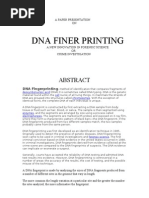 Dna Finer Printing