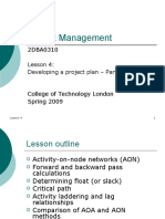 Project Management: Lesson 4: Developing A Project Plan - Part 2: AON