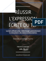 Réussir L'expression Écrite Du TEF