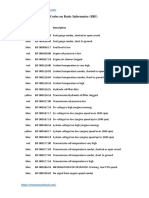 John Deere Diagnostic Trouble Codes On Basic Informator (BIF)