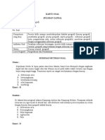 KARTU SOAL Geografi USBN 2021.SMAN 2 Labuapi