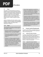 Analysis Procedures: 3.1 Scope