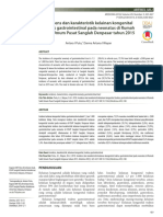 Insidens Dan Karakteristik Kelainan Kongenital Traktus Gastrointestinal Pada Neonatus Di Rumah Sakit Umum Pusat Sanglah Denpasar Tahun 2015