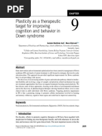 Plasticity As A Therapeutic Target For Improving Cognition and Behavior in Down Syndrome.