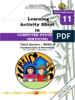 Learning Activity Sheet In: Computer Systems Servicing