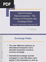 Open-Economy Macroeconomics: The Balance of Payments and Exchange Rates