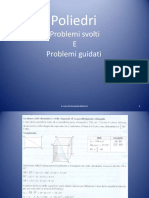 Poliedri: Problemi Svolti E Problemi Guidati