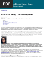 Healthcare Supply Chain Management