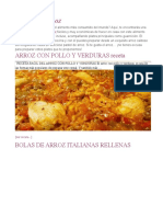 Recetas de Arroz