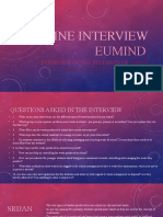 Eumind Interviews