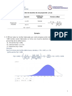 Distribución Muestral de Una Proporción