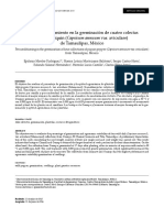 Preacondicionamiento en La Germinación de Cuatro Colectas de Chile Piquín (Capsicum Annuum Var. Aviculare) de Tamaulipas, México