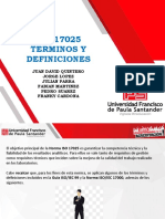 ISO 17025 Terminos y Definiciones