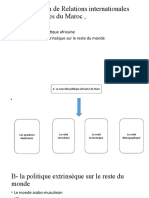 II-L'évolution de Relations Internationales Contemporaines Du Maroc