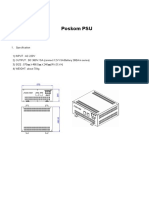 Poskom PSU: 1. Specification