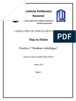 Flujo de Fluidos Practica 2 Bombas