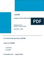 Jnnurm Impact On The Urban Landscape: Ramanujam S.R Director - Urban Practice December 1, 2008