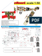 (Paper Model) Paper Card Models (Marek) Aviatik Berg