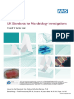 UK Standards For Microbiology Investigations: X and V Factor Test