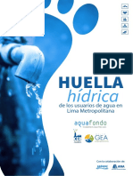 Publicación Huella Hidrica de Lima