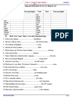 Unit 9 - Present Perfect Tense