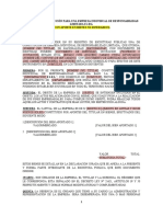 1.-Modelo de Munuta de Constitución para Una Empresa Individual de Responsabilidad Limitada E.I.R.L Con Aporte en Bienes No Dinerarios