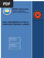 Hull Machining of M113 Armoured Personel Carrier