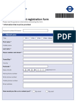 Residents Discount Registration Form