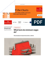 Raising The Floor - What Harm Do Minimum Wages Do? - Schools Brief - The Economist