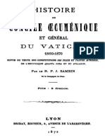 Histoire Du Concile Oecumenique Et General Du Vatican 000000893