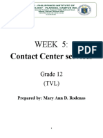 Week 5:: Contact Center Services