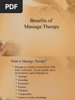 Benefits of Massage Therapy