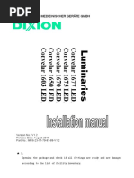 Convelar LED 1677 1675 1670 1650 1603,05,07 - Installation Manual - V1.2