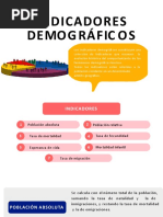 Indicadores Demográficos y Características de La Población