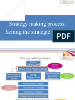 Strategy Making Process and Strategic Purpose