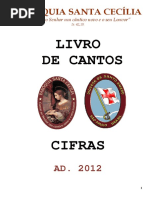 Livros de Canto Cifras 2012