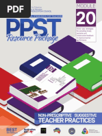 (RPMS Objective 6) PPST - RP - Module 20 - Feedback To Improve Learning