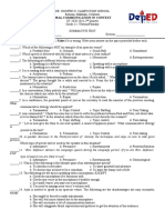 Oral Communication 2nd Quarter Summative