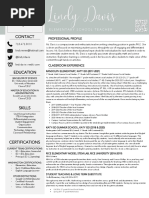 Teaching Resume 2021 Eportfolio Version Hidden Ref