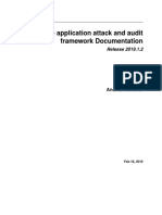 W3af - Web Application Attack and Audit Framework Documentation