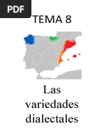 Tema 8 Las Variedades Dialectales